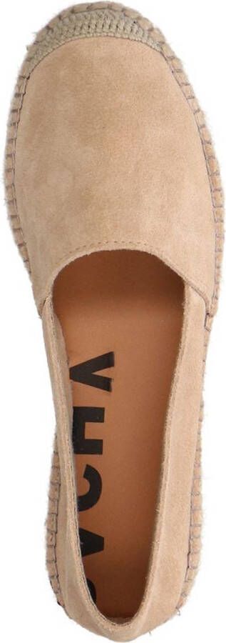 Sacha Dames Beige suède espadrilles