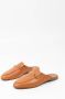 Sacha Dames Bruine leren slip on loafers - Thumbnail 7