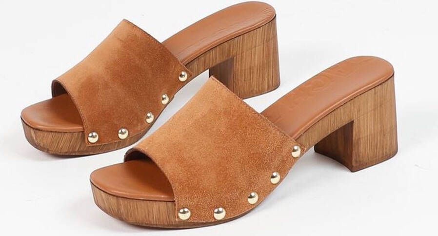Houten muiltjes outlet