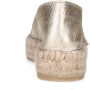 Sacha Dames Metallic goudkleurige leren espadrilles - Thumbnail 6