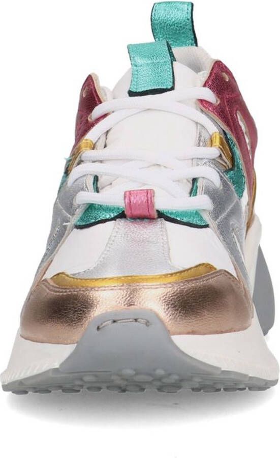 Sacha Dames Multicolor leren sneakers - Foto 3