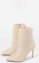 Sacha Dames Off white enkellaarsjes met naaldhak - Thumbnail 7