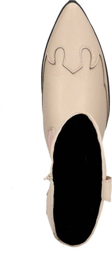 Sacha Dames Roze cowboylaarzen met metallic details