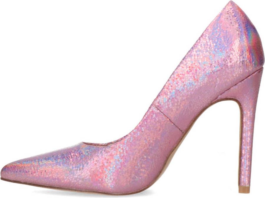 Sacha Dames Roze metallic glitter pumps - Foto 4