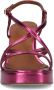 Sacha Dames Roze metallic sandalen met hak - Thumbnail 8