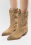 Sacha Dames Taupe su�de cowboylaarzen - Thumbnail 10