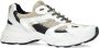 Sacha Dames Witte marathon sneakers met zwarte glitter details - Thumbnail 6