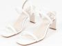 Sacha Dames Witte sandalen met rechte hak - Thumbnail 5