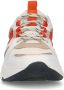 Sacha Dames Witte sneakers met oranje details - Thumbnail 4