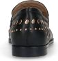 Sacha Dames Zwarte leren penny loafers met studs - Thumbnail 7