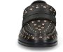 Sacha Dames Zwarte leren penny loafers met studs - Thumbnail 9