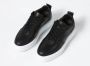 Sacha leren plateau sneakers zwart - Thumbnail 5