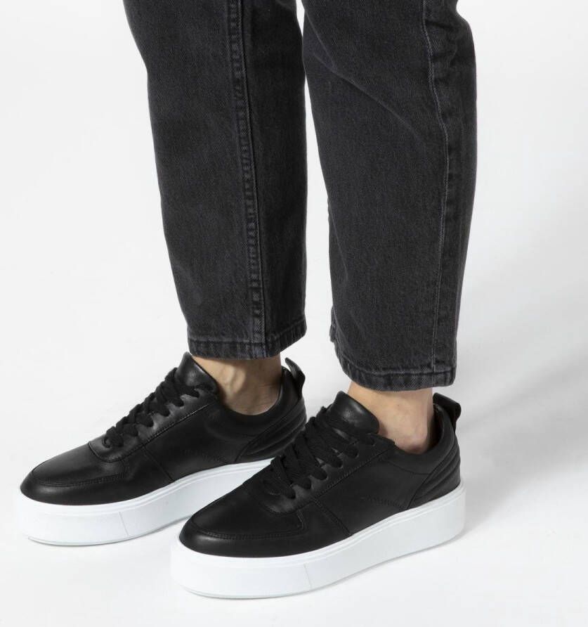 Sacha leren plateau sneakers zwart - Foto 6