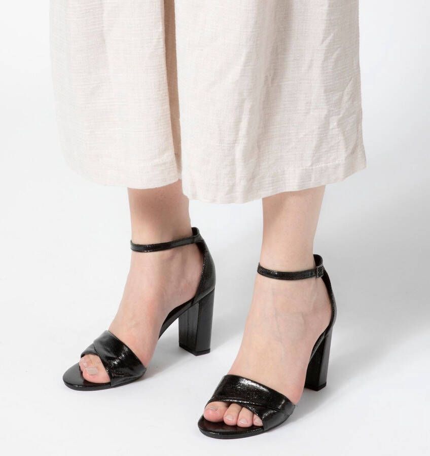 Sacha Dames Zwarte sandalen met hoge hak - Foto 7