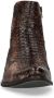 Sacha leren enkelboots met slangenprint bruin - Thumbnail 5