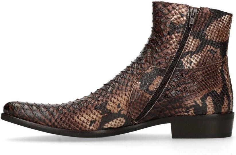 Sacha Heren Boots met snakeskin print
