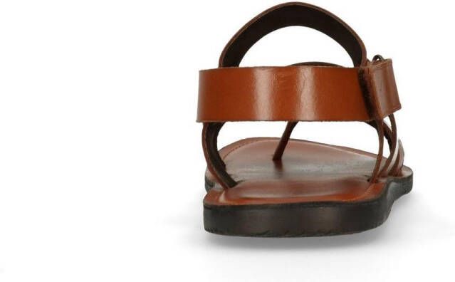 Sacha Heren Cognac leren sandalen - Foto 5