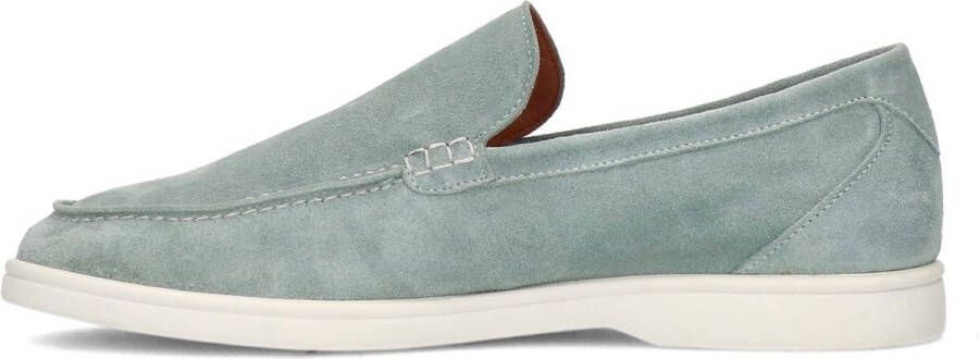 Sacha Heren Zeegroene suède loafers