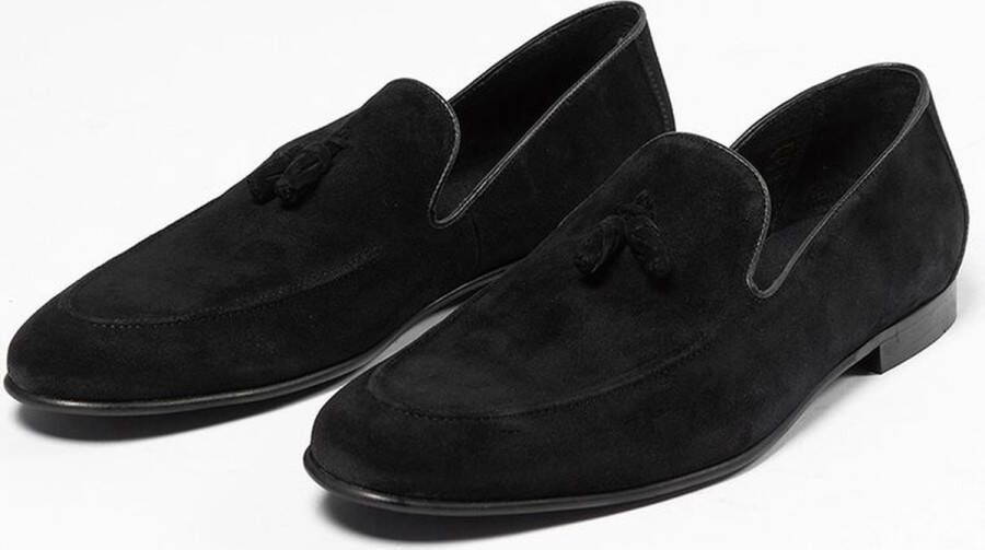 Sacha Heren Zwarte loafers met kwastjes