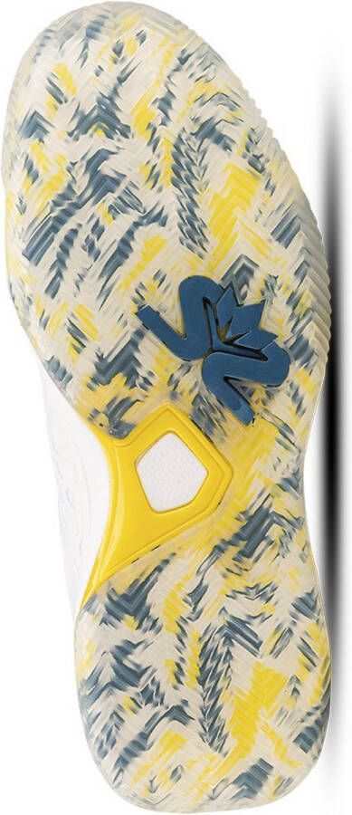 Salming 60073 Tennisbannen Schoenen White Blue Yellow Heren
