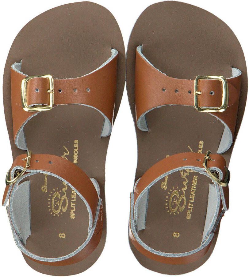 Salt-water Meisjes Sandalen Surfer Cognac