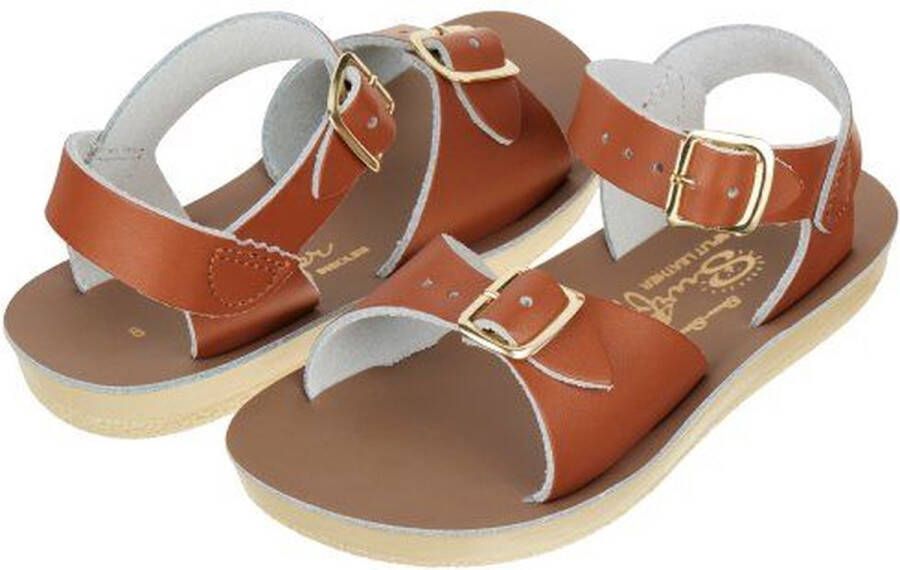 Salt-water Meisjes Sandalen Surfer Cognac