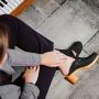 Sanita Wood-Malulo Square Open ZWART - Thumbnail 4