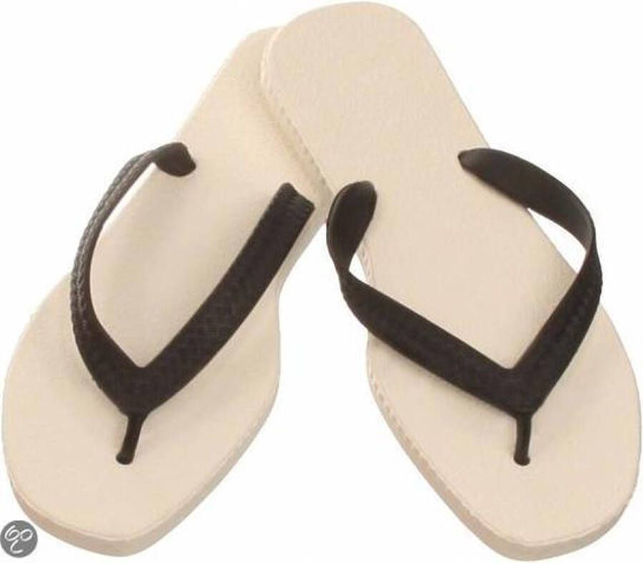 Sarraizienne teenslipper Unisex Wit Zwart