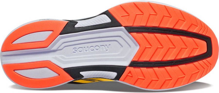Saucony Axon 2 Heren Sportschoenen Hardlopen Weg geel rood