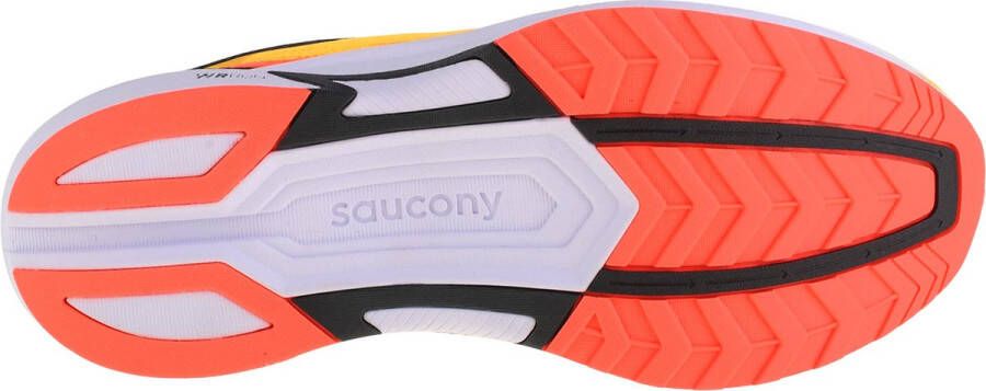 Saucony Axon 2 Heren Sportschoenen Hardlopen Weg geel rood