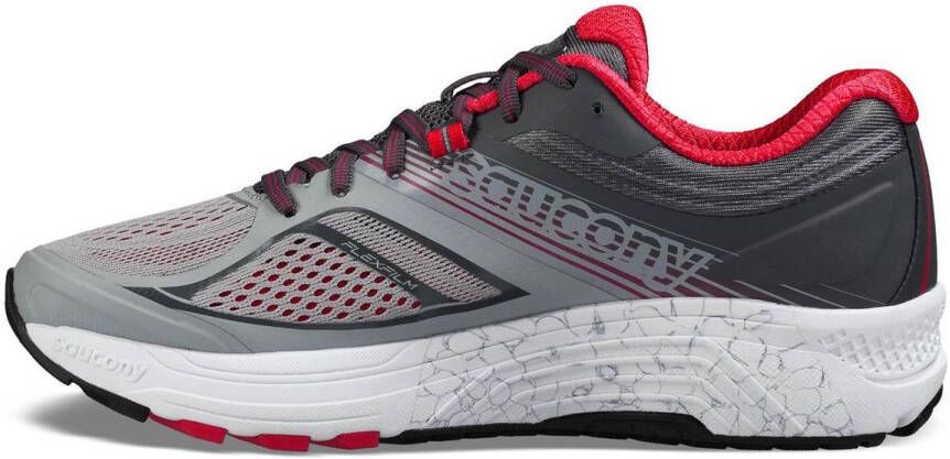 Saucony Hardloopschoenen Vrouwen grijs rood zilver