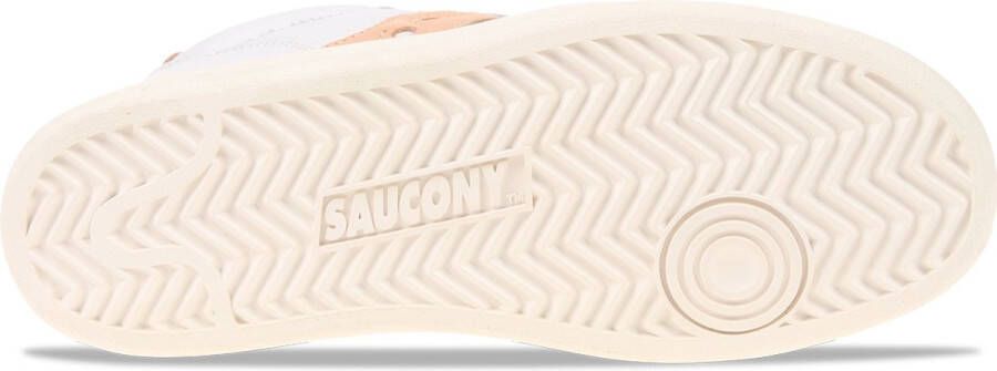 Saucony Jazz Court Wit Zalm Dames