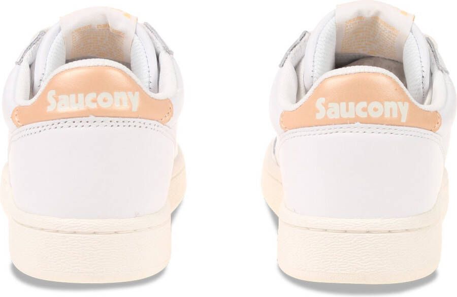 Saucony Jazz Court Wit Zalm Dames