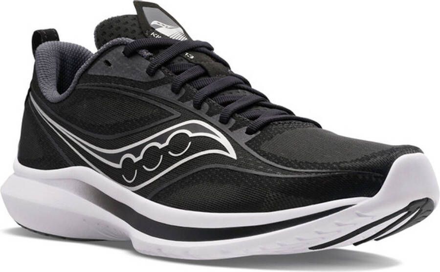 Saucony Kinvara 13 Dames Sportschoenen Hardlopen Weg zwart zilver wit