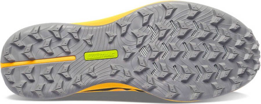 Saucony Peregrine 12 Heren Sportschoenen Hardlopen Trail geel zwart