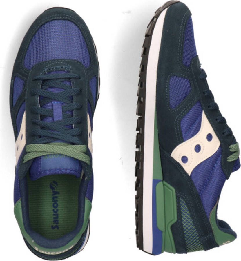 Saucony Shadow Original Vintage Blauw Groen Heren Sneakers Blauw Divers Kleur Blauw Divers