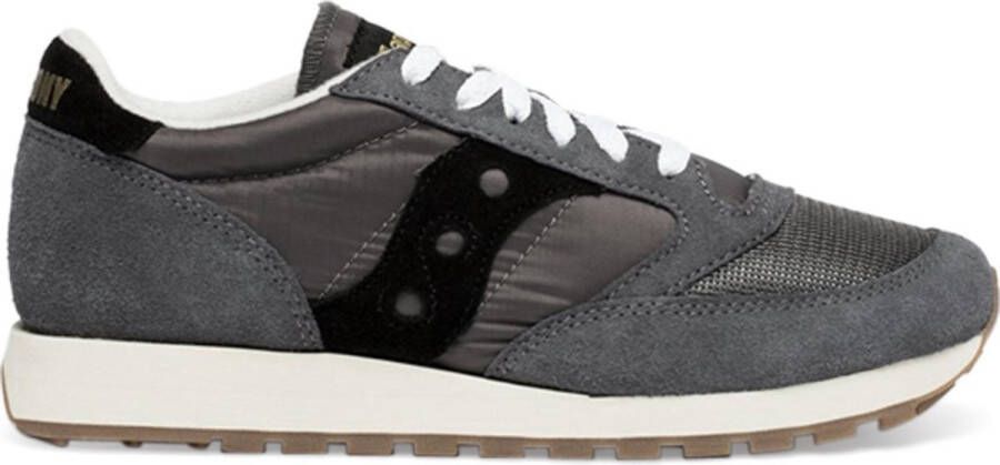 Saucony Unisex Sneakers Jazz Original Vintage Black White Zwart