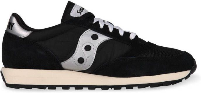 Saucony Unisex Sneakers Jazz Original Vintage Black White Zwart