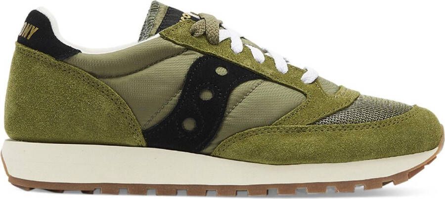 Saucony Unisex Sneakers Jazz Original Vintage Black White Zwart