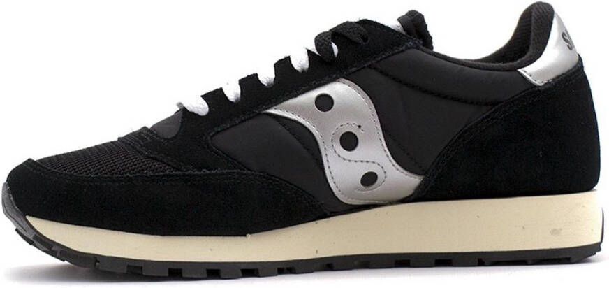 Saucony Unisex Sneakers Jazz Original Vintage Black White Zwart