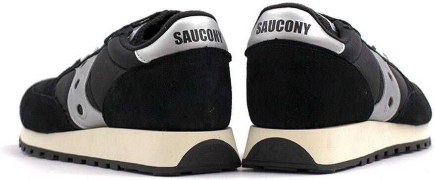 Saucony Unisex Sneakers Jazz Original Vintage Black White Zwart