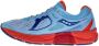 Saucony Valor hardloopschoen Dames Hardloopschoenen Vrouwen blauw rood - Thumbnail 4