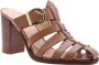 Scapa Heeled Mules Brown Dames - Thumbnail 9