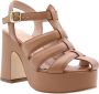 Scapa Elegant High Heel Sandals Brown Dames - Thumbnail 6