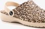 Scapino Dames klompen met panterprint Bruin Clogs - Thumbnail 6