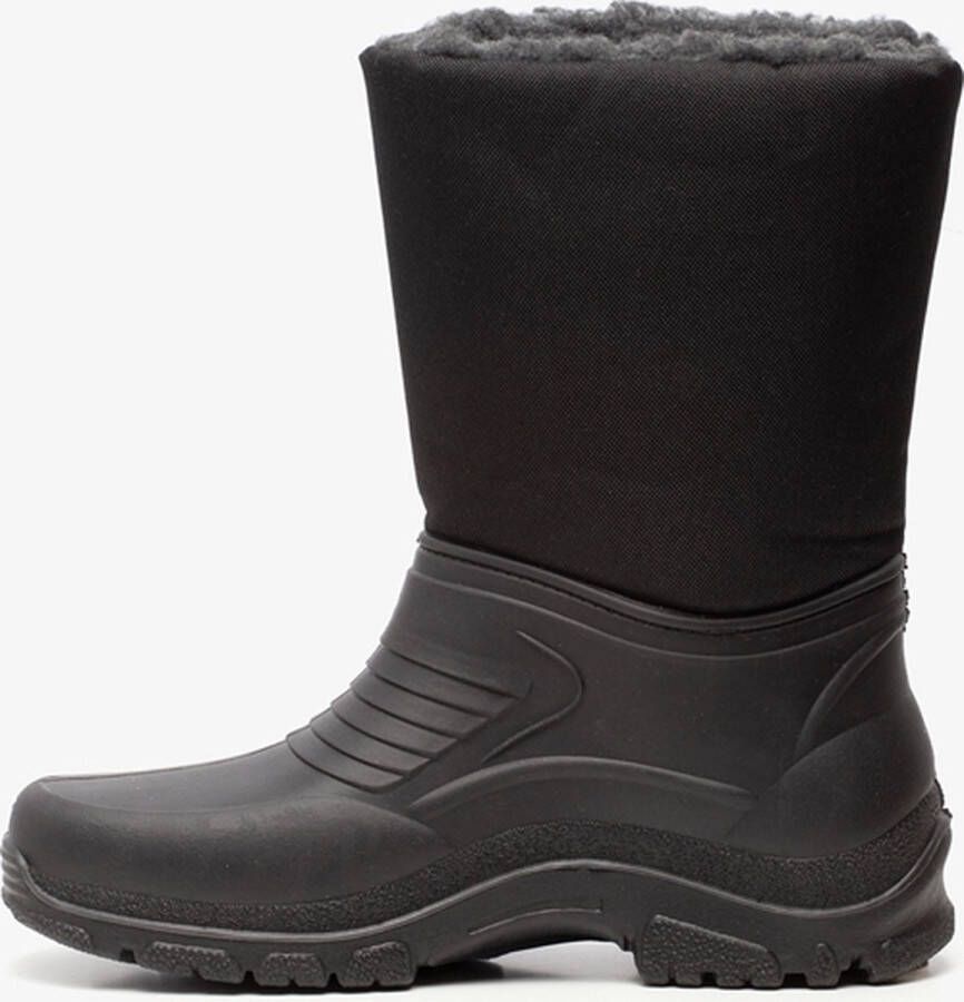 Scapino Gevoerde heren snowboots Zwart Moonboots