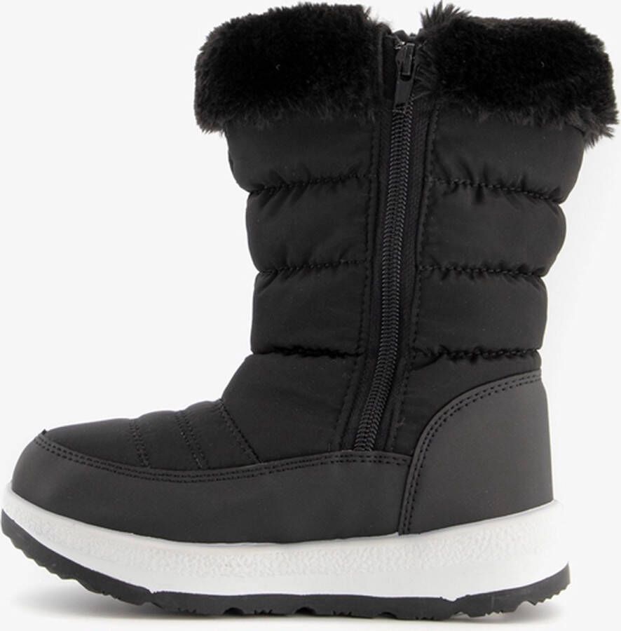 Scapino Gevoerde kinder snowboots Zwart Moonboots