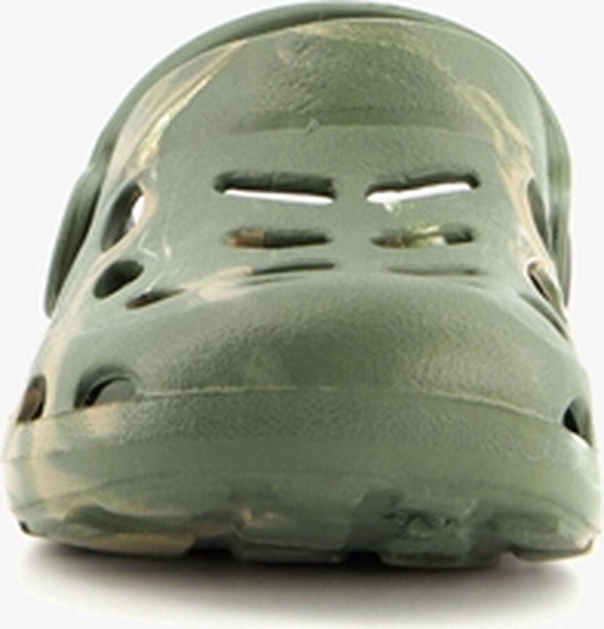 Scapino Groene kinder klompen met camouflage Clogs