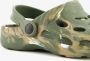 Scapino Groene kinder klompen met camouflage Clogs - Thumbnail 3