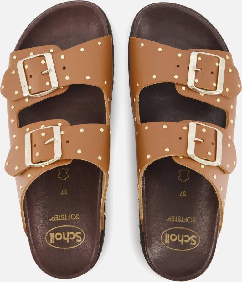 Scholl Beatriz Studs Sandalen cognac Leer Dames - Foto 6